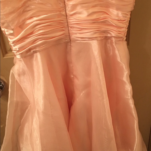 Bee Darlin Peach Dazzled Dress, Size 9/10 - Picture 2 of 4